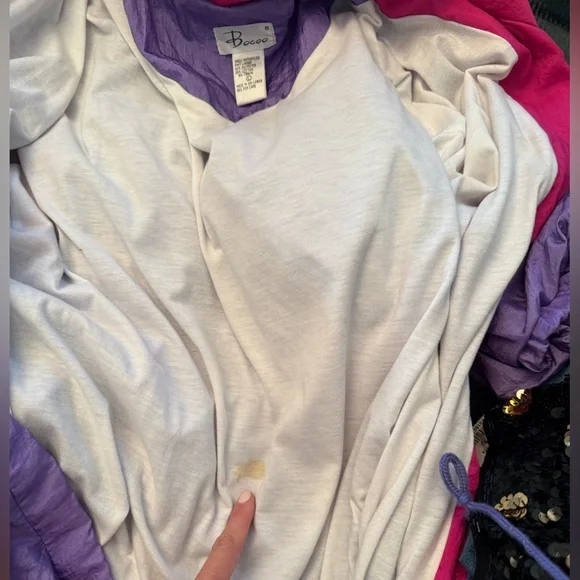 Colorful 90’s Women's Windbreaker Jacket - Picture 6 of 6